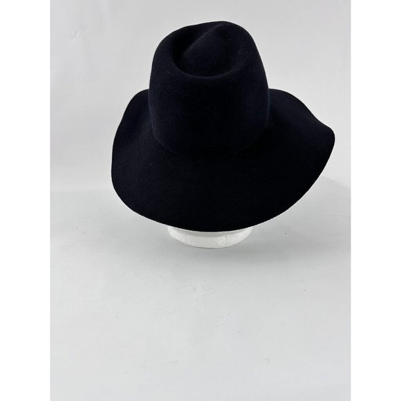 Madewell  x‎ Biltmore Montana Wool Felt Hat Boho Classic Wide Brim Fall Winter - Picture 5 of 8